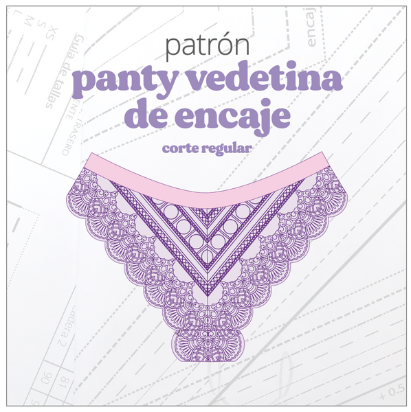Patrón Panty Vedetina de encaje